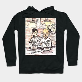 The Karate Kid Mr. Miyagi and Daniel LaRusso bonsai tree scene Hoodie